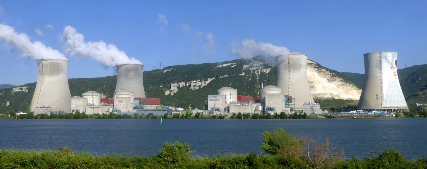 Centrale nucléaire de Cruas en France en 2018